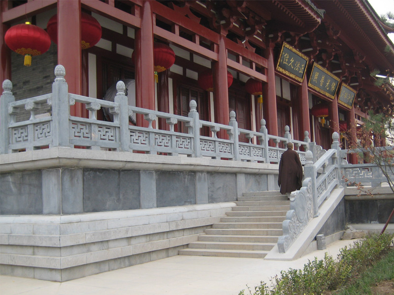 寺庙青石栏杆(图1)